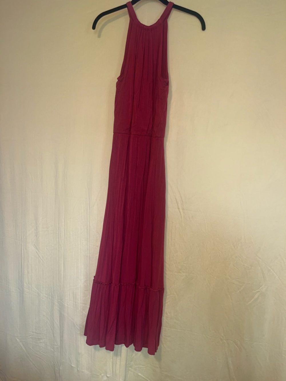 Rachel Zoe Sleeveless Fuchsia Maxi Dress